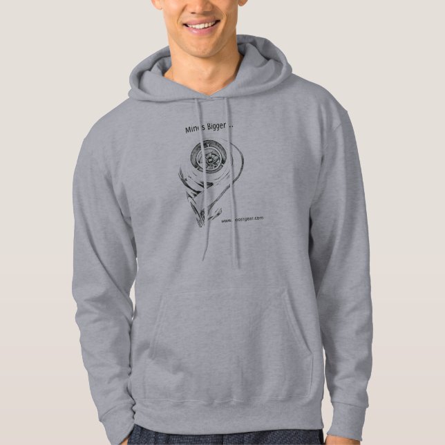 Mines Bigger - Turbo Hoodie (Sweatshirt) (Front)
