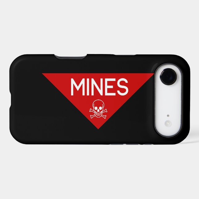 MINES SIGN | SIGNAGE | SYMBOL Case-Mate iPhone CASE (Back (Horizontal))