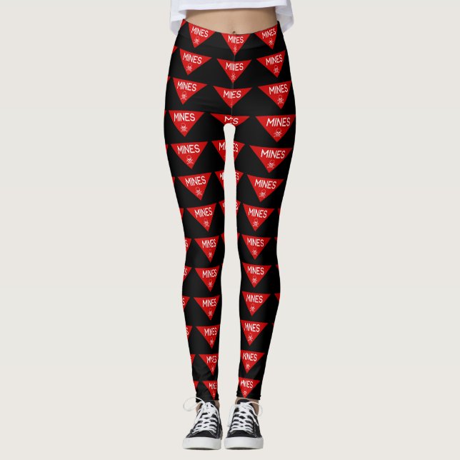 MINES SIGN | SIGNAGE | SYMBOL LEGGINGS (Front)