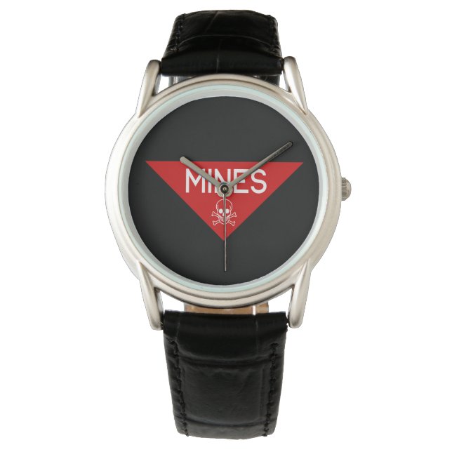 MINES SIGN | SIGNAGE | SYMBOL WATCH (Front)