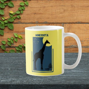 Minessota Como Zoo St Paul Vintage Giraffe Coffee Mug