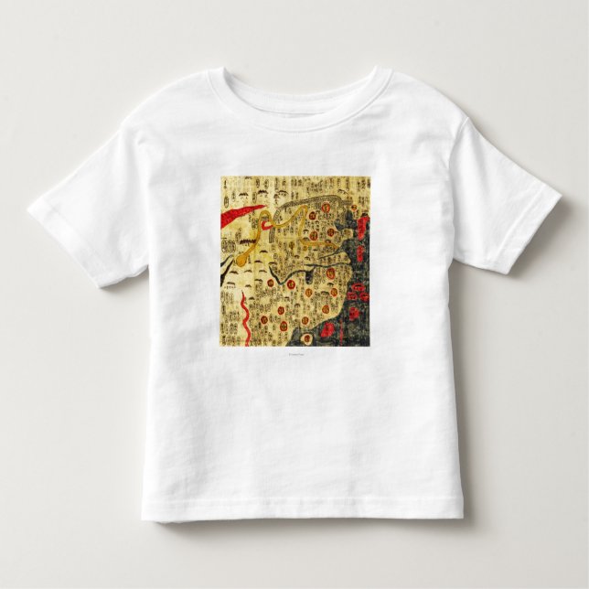 Ming Empire, ChinaPanoramic MapChina Toddler T-shirt (Front)