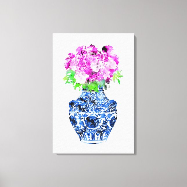 Ming Vase Canvas Print (Front)