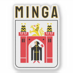 Minga coat of arms, Bavaria Sticker