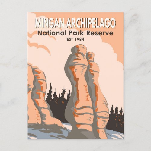 Mingan Archipelago National Park Reserve Vintage Postcard
