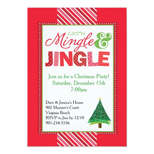 Jingle And Mingle Invitations 5