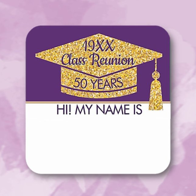 Mingle!  Wear this class reunion name tag (Creator Uploaded)
