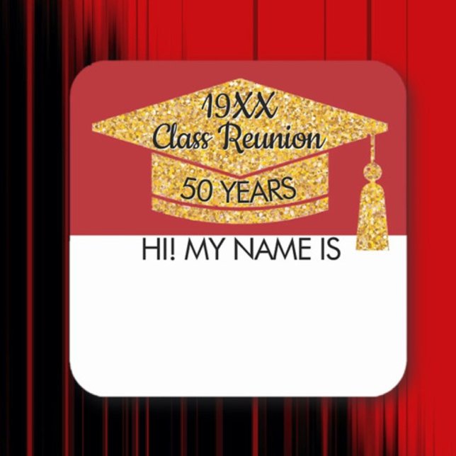 Mingle!  Wear this class reunion name tag (Creator Uploaded)