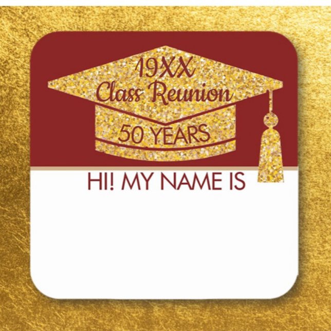 Mingle!  Wear this class reunion name tag (Creator Uploaded)