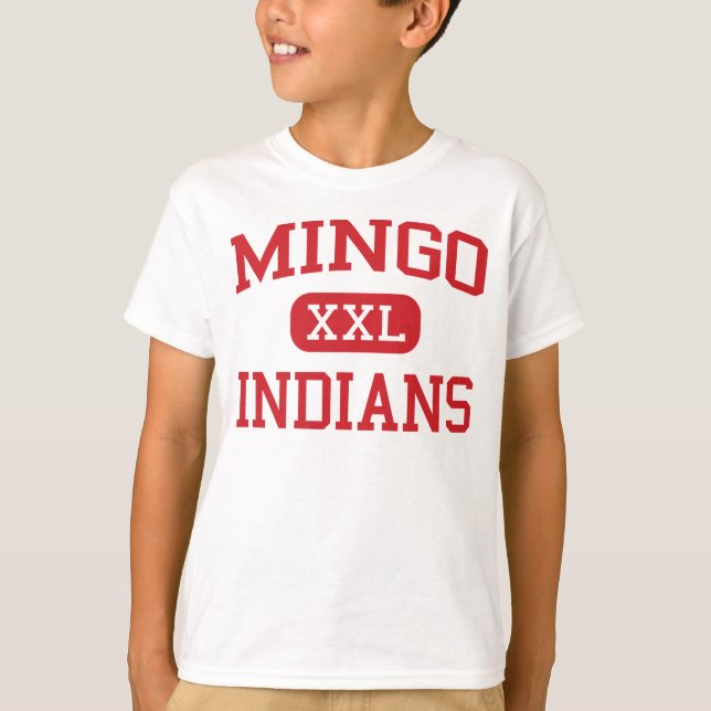 Mingo - Indians - Middle - Mingo Junction Ohio T-Shirt (Front)