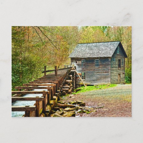 Mingus Mill Great Smoky Mountains Postcard