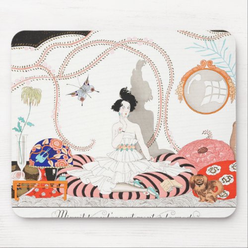 Minhuitor lappartement a la By George Barbier Mouse Pad