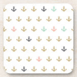 Mini Anchor Pattern Beverage Coaster