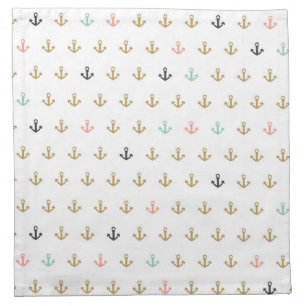Mini Anchor Pattern Cloth Napkin