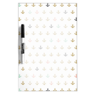 Mini Anchor Pattern Dry Erase Board