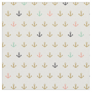 Mini Anchor Pattern Fabric