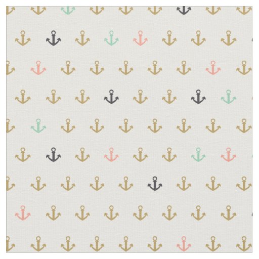 Mini Anchor Pattern Fabric