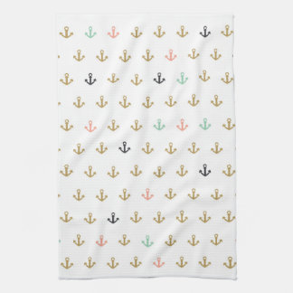Mini Anchor Pattern Kitchen Towel