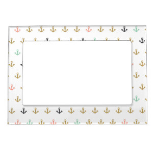 Mini Anchor Pattern Magnetic Picture Frame