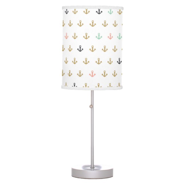 Mini Anchor Pattern Table Lamp (Front)