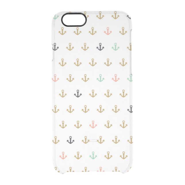 Mini Anchor Pattern Uncommon iPhone Case (Back)