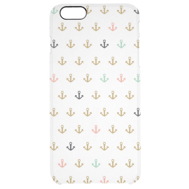 Mini Anchor Pattern Uncommon iPhone Case (Back)