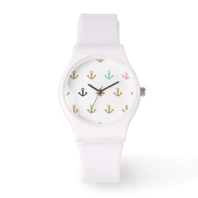 Mini Anchor Pattern Watch (Front)