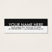 mini appointment card (Back)