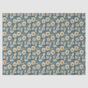 Mini Art Nouveau Shasta Daisies – 10lb, 17"x23" Tissue Paper