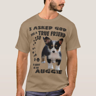 Mini Auggie Quote Mom Dad Lover Print, Cute Aussie T-Shirt
