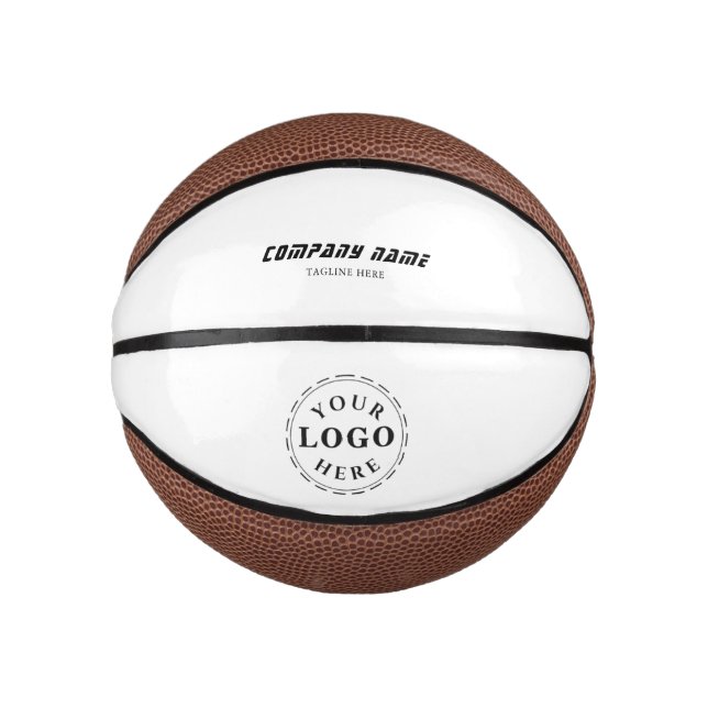 Mini Basketball Featuring Your Custom Design (Front)