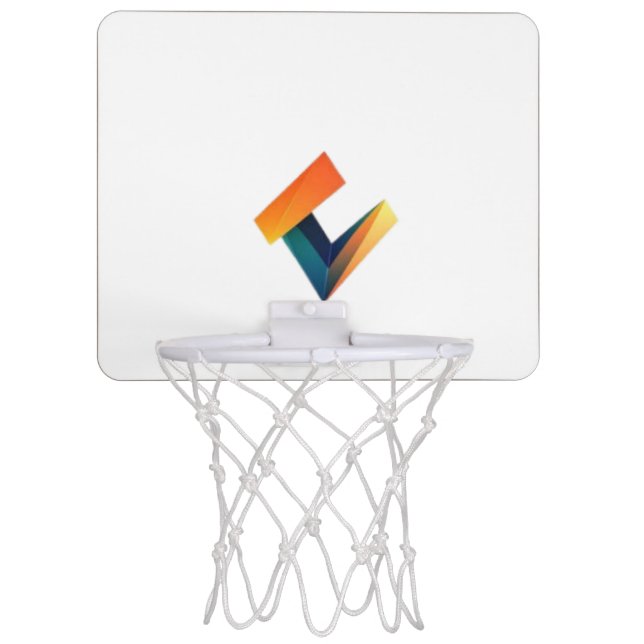 Mini Basketball Goal logo designe, Mini Basketball Hoop (Front)
