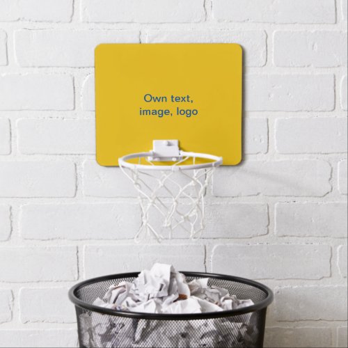 Mini Basketball Goal uni Yellow Mini Basketball Hoop