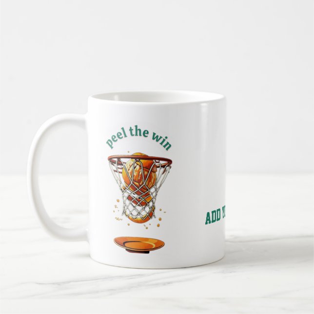Mini Basketball Hoop Coffee Mug (Left)