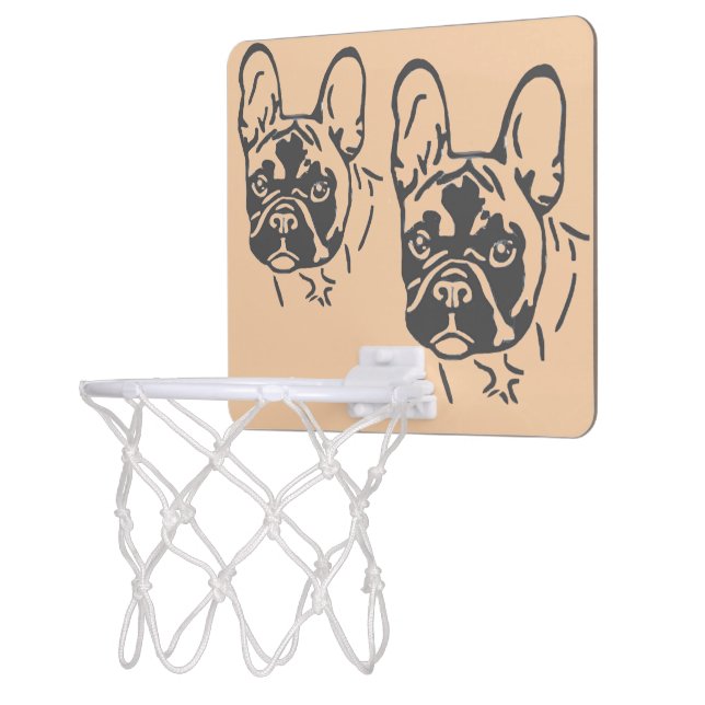 Mini Basketball Hoop French Bulldog Mini Toy (Left)