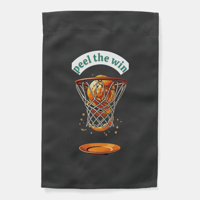 Mini Basketball Hoop Garden Flag (Front)
