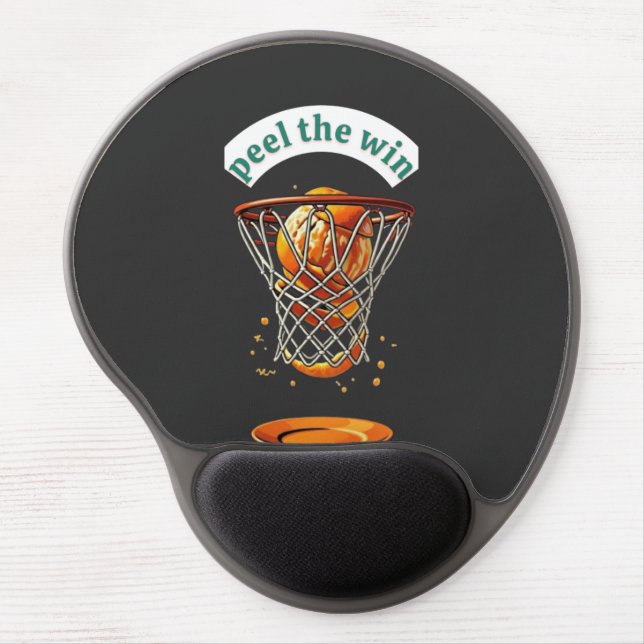Mini Basketball Hoop Gel Mouse Pad (Front)