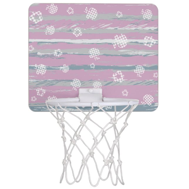 Mini Basketball Hoop – Gingham Orchard (Front)