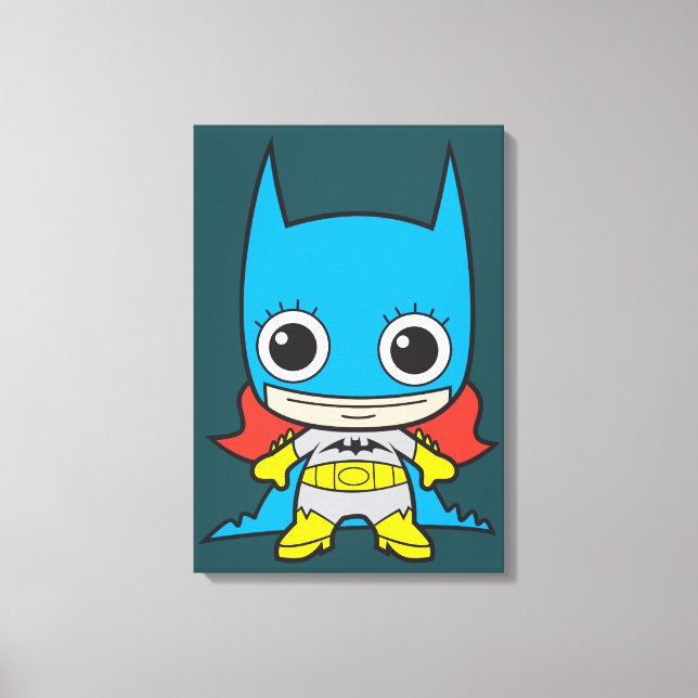 Mini Batgirl Canvas Print (Front)