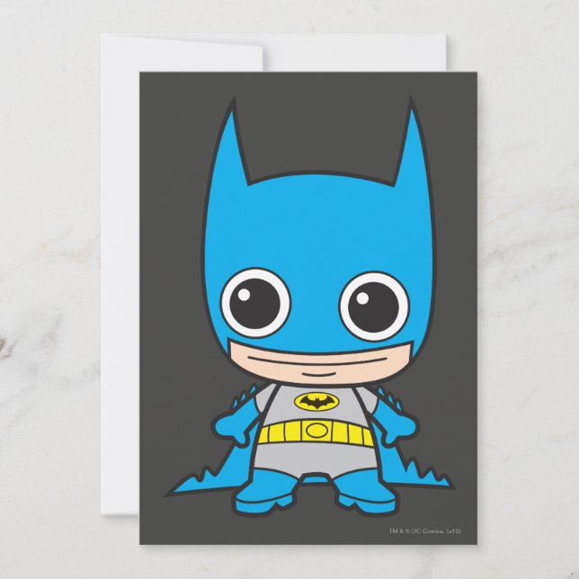 Mini Batman Invitation (Front)