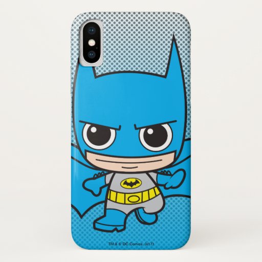 Mini Batman Running iPhone X Case