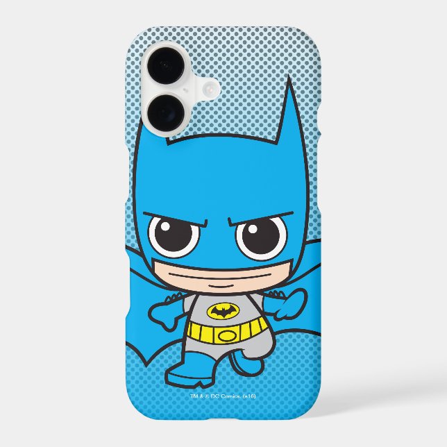 Mini Batman Running Iphone Case (Back)