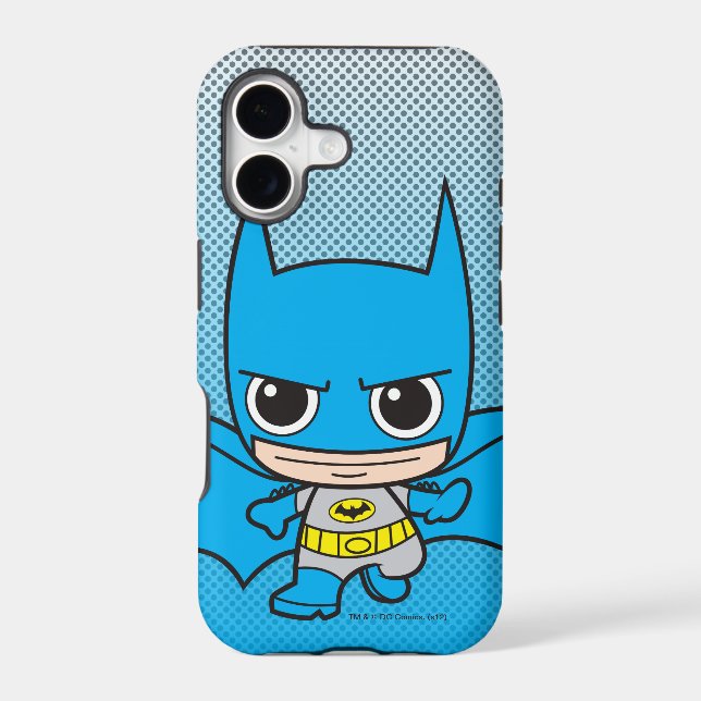 Mini Batman Running Iphone Case (Back)