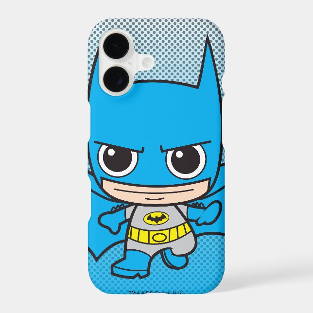 Mini Batman Running Iphone Case (Back)