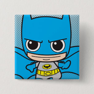 Mini Batman Running Pinback Button