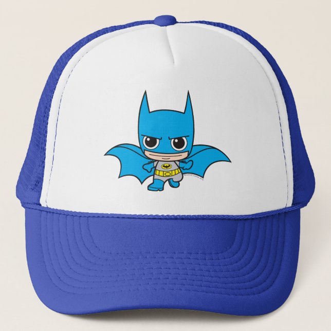 Mini Batman Running Trucker Hat (Front)
