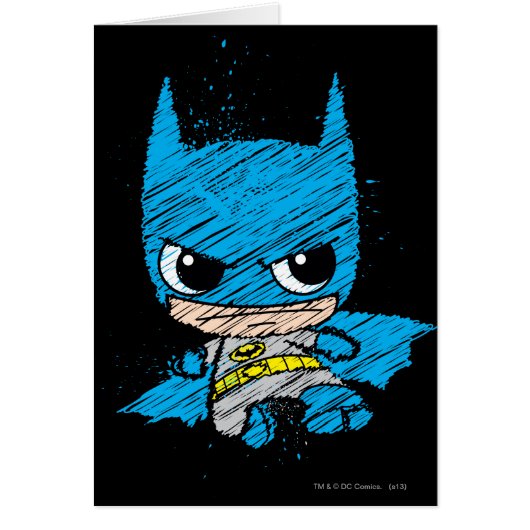 Mini Batman Sketch Cards (Front)