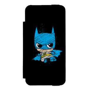 Mini Batman Sketch Wallet Case For iPhone SE/5/5s