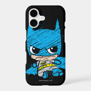 Mini Batman Sketch iPhone 17 Case