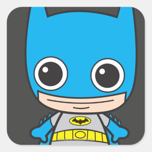Mini Batman Square Sticker